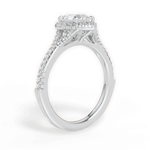 Judy Heart Cut Lab Grown Diamond Platinum Engagement Ring - View 3