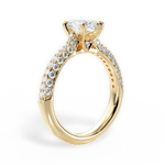 Kira Marquise Cut Lab Grown Diamond 18Kt Yellow Gold Engagement Ring - View 4