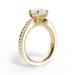 Katelyn Princess Cut Lab Grown Diamond 18Kt Yellow Gold Engagement Ring - View 2