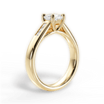 Brittany Cushion Cut Lab Grown Diamond 18Kt Yellow Gold Engagement Ring - View 2