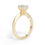 Beth Round Cut Lab Grown Diamond 18Kt Yellow Gold Engagement Ring - View 3