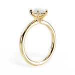 Angela Pear Cut Lab Grown Diamond 18Kt Yellow Gold Engagement Ring - View 2