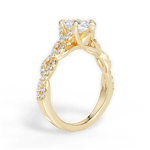 Justine Marquise Cut Lab Grown Diamond 18Kt Yellow Gold Engagement Ring - View 2