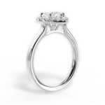 Fiona Heart Cut Lab Grown Diamond 14Kt White Gold Engagement Ring - View 3