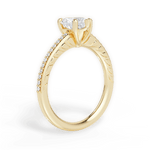 Caroline Heart Cut Lab Grown Diamond 18Kt Yellow Gold Engagement Ring - View 2