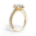 Kim Marquise Cut Lab Grown Diamond 18Kt Yellow Gold Engagement Ring - View 3