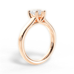 Ariana Heart Cut Lab Grown Diamond 18Kt Rose Gold Engagement Ring - View 3