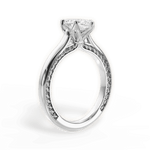 Carrie Marquise Cut Lab Grown Diamond 18Kt White Gold Engagement Ring - View 3