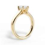 Ariana Marquise Cut Lab Grown Diamond 18Kt Yellow Gold Engagement Ring - View 4
