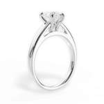 Adriana Heart Cut Lab Grown Diamond 18Kt White Gold Engagement Ring - View 2