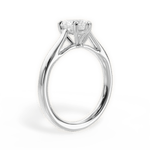 Angie Heart Cut Lab Grown Diamond 14Kt White Gold Engagement Ring - View 2
