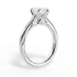 Christina Marquise Cut Lab Grown Diamond 14Kt White Gold Engagement Ring - View 3