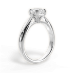 Camila Asscher Cut Lab Grown Diamond 14Kt White Gold Engagement Ring - View 3