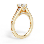 Leslie Heart Cut Lab Grown Diamond 18Kt Yellow Gold Engagement Ring - View 4