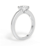 Bridget Heart Cut Lab Grown Diamond 18Kt White Gold Engagement Ring - View 3