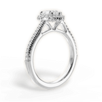 Jenny Heart Cut Lab Grown Diamond 18Kt White Gold Engagement Ring - View 4
