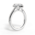 Jenny Marquise Cut Lab Grown Diamond Platinum Engagement Ring - View 2