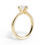Ashley Oval Cut Lab Grown Diamond 18Kt Yellow Gold Engagement Ring - View 2