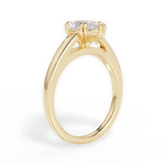 Courtney Pear Cut Lab Grown Diamond 18Kt Yellow Gold Engagement Ring - View 2