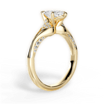 Isabel Marquise Cut Lab Grown Diamond 18Kt Yellow Gold Engagement Ring - View 4