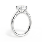 Angie Princess Cut Lab Grown Diamond 14Kt White Gold Engagement Ring - View 2