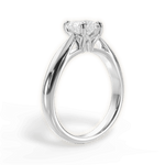 Amy Heart Cut Lab Grown Diamond 14Kt White Gold Engagement Ring - View 3