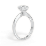 Anastasia Heart Cut Lab Grown Diamond 18Kt White Gold Engagement Ring - View 3