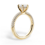 Lisa Pear Cut Lab Grown Diamond 18Kt Yellow Gold Engagement Ring - View 3