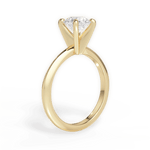 Casey Round Cut Lab Grown Diamond 18Kt Yellow Gold Engagement Ring - View 4