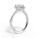 Fiona Pear Cut Lab Grown Diamond 14Kt White Gold Engagement Ring - View 2