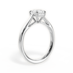 Angie Asscher Cut Lab Grown Diamond 14Kt White Gold Engagement Ring - View 2