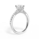 Laura Pear Cut Lab Grown Diamond Platinum Engagement Ring - View 2