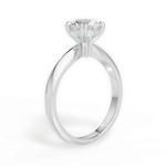 Anastasia Round Cut Lab Grown Diamond 18Kt White Gold Engagement Ring - View 2