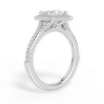 Judy Princess Cut Lab Grown Diamond 14Kt White Gold Engagement Ring - View 2