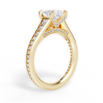Leslie Princess Cut Lab Grown Diamond 18Kt Yellow Gold Engagement Ring - View 3