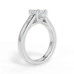 Brittany Marquise Cut Lab Grown Diamond 18Kt White Gold Engagement Ring - View 3