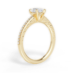 Caroline Pear Cut Lab Grown Diamond 18Kt Yellow Gold Engagement Ring - View 2