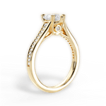 Delia Heart Cut Lab Grown Diamond 18Kt Yellow Gold Engagement Ring - View 2