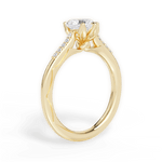 Christina Heart Cut Lab Grown Diamond 18Kt Yellow Gold Engagement Ring - View 2