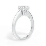 Amanda Asscher Cut Lab Grown Diamond Platinum Engagement Ring - View 3