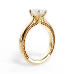 Carrie Radiant Cut Lab Grown Diamond 18Kt Yellow Gold Engagement Ring - View 3