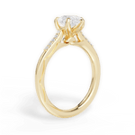 Christina Pear Cut Lab Grown Diamond 18Kt Yellow Gold Engagement Ring - View 2