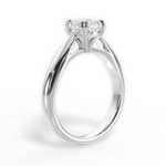 Camila Cushion Cut Lab Grown Diamond 18Kt White Gold Engagement Ring - View 2