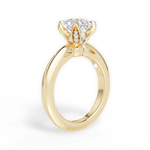 Elaine Asscher Cut Lab Grown Diamond 18Kt Yellow Gold Engagement Ring - View 2