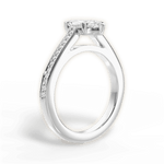Denise Marquise Cut Lab Grown Diamond Platinum Engagement Ring - View 2