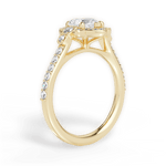 Joyce Heart Cut Lab Grown Diamond 18Kt Yellow Gold Engagement Ring - View 2