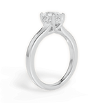 Carol Pear Cut Lab Grown Diamond 18Kt White Gold Engagement Ring - View 4