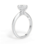 Aria Pear Cut Lab Grown Diamond Platinum Engagement Ring - View 2