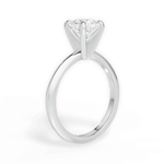 Alicia Cushion Cut Lab Grown Diamond Platinum Engagement Ring - View 2