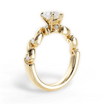 Emma Heart Cut Lab Grown Diamond 18Kt Yellow Gold Engagement Ring - View 2